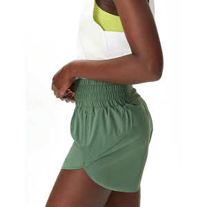 Shorts de sport personnalisés en gros pour femmes, 100 % coton, imperméables, écologiques, performants, à séchage rapide, respirants, décontractés - Product Image 3