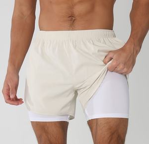 Pantalones Cortos Deportivos para Hombre, de Secado Rápido, Ligeros, Transpirables, para Gimnasio, Running, Entrenamiento - Product Image 1