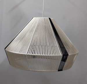 Lámpara de tela de metal moderna/linterna colgante centro de mesa disponible para sala de estar, dormitorio por WB INC INDIA - Product Image 1