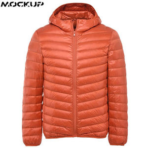 Veste légères à capuche pour hommes, vêtement de printemps Orange, léger et résistant à l'eau, capuche, grande taille 8XL 9XL 10XL 11XL, collection 2022 - Product Image 6