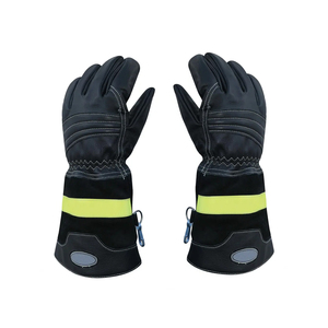 Top Quality <b>Fire</b> <b>Proof</b> Leather <b>Fire</b> Fighter Gloves Premium Quality <b>Fire</b> <b>Proof</b> Gloves With Long Cuff Wholesale Rate OEM - Product Image 1