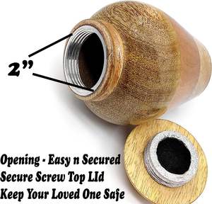 Cremation Urns <b>for</b> <b>Ashes</b> Adult Male/Female - Decorative Urns Funeral <b>for</b> Pet or Human <b>Ashes</b>, Small Cremation Urn <b>for</b> Human - Product Image 4