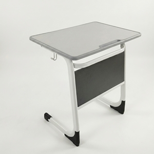 Bureau d'école moderne avec plateau en bois et chaise, design minimaliste durable pour une utilisation en classe, utilisation commerciale, garantie de 2 ans - Product Image 4