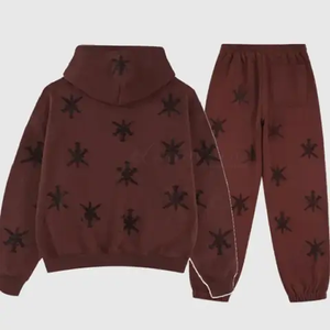 Venta al por mayor 100% algodón hombres peso pesado pulóver chándal logotipo personalizado bordado 500 Gsm granel francés Terry maternidad invierno - Product Image 2