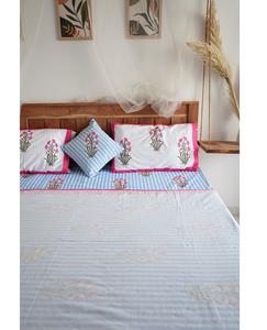 Elégant et léger imprimé à la main en coton Dohar Luxury Soft Quilt avec détail de l'artisanat indien Wholesale Export - Product Image 1