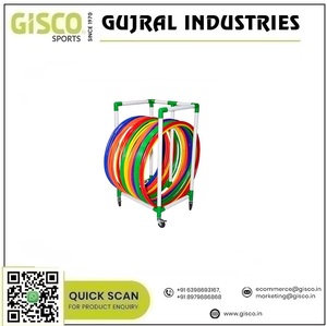 Carrito deportivo y de entretenimiento hecho de postes de plástico con aro ensamblador 24 aros que van desde 60 90 cm de diámetro Carro de transporte de almacenamiento - Product Image 2