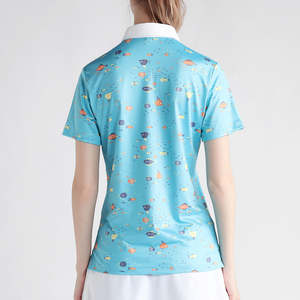 Polo pour femmes en gros, jersey de haute qualité, style décontracté et ajusté, polo de golf blanc, nouvelle arrivée, prix bas - Product Image 6