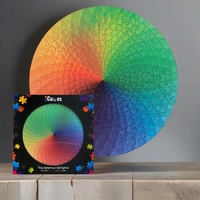 Puzzle éducatif en papier STEM personnalisé de 501 à 1000 pièces |   Jeu de défi de mélange de couleurs CMY Cubes, haute difficulté, pour adultes, écoles, entreprises