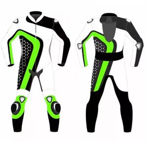 Traje de cuero personalizado para motocicleta, 1 y 2 piezas, traje de carreras para motocicleta con protecciones de armadura Ce - Product Image 1