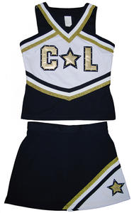 Personnalisez les uniformes de cheerleading au prix d'usine : haut et jupes - Product Image 3