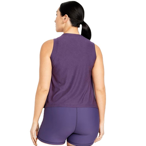 Haute qualité abordable femmes coupe ample débardeur sans manches léger séchage rapide 100% polyester débardeur pour femmes OEM - Product Image 4