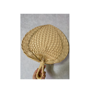 Ventilateur à main en bambou de vente en gros mignon ventilateur à main en bambou pliant personnalisé avec pochette - Product Image 4