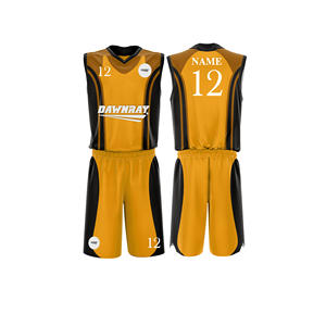 Ensemble d'uniformes de basket-ball personnalisés, jersey et short en polyester respirant à séchage rapide, vêtements de sport d'équipe pour hommes, femmes et jeunes - Product Image 5