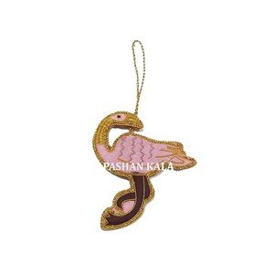 Adornos navideños Nuevo hermoso precio económico Hecho a mano Acabado fino Zari Bordado Calcetín de trabajo para compradores Costo razonable - Product Image 1