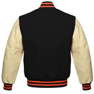 Venta caliente mangas de cuero bordado personalizado diseño Varsity hombres chaquetas lana Letterman hombre chaquetas transpirables chaquetas para hombre - Product Image 2