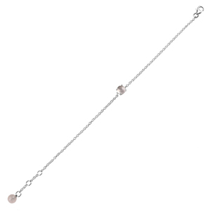 <b>Fine</b> jewelry 925 sterling silver rose quartz gemstone bracelet jewelry ready stock wholesale - Product Image 2