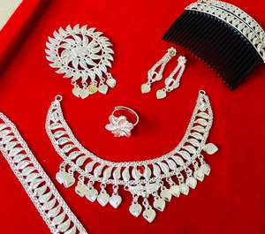 24K Plaqué Or Vintage Style Comores Mayotte Bijoux De Mode Ensemble Cuivre Collier Boucles D'oreilles & Bracelets Cadeau pour USA France - Product Image 4