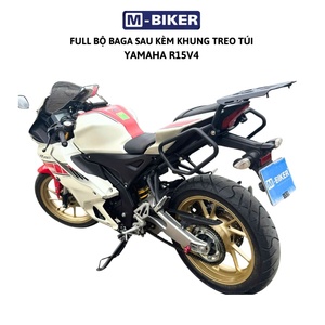 R15 V4 Rear Luggage Rack <b>with</b> Tail Bag <b>Mount</b> Side <b>Frame</b> Attachment for Hanging Bags - Product Image 3