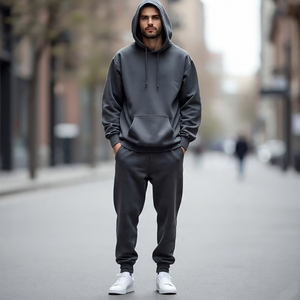 แจ็กเก็ตมีฮู้ดสำหรับผู้ชายแจ็กเก็ตมีฮู้ดแบบสั่งตัดแบบตามแบบยูนิเซ็กส์ผ้าปะติดแบบมีรอยขาดสำหรับกันแดดจางมีฮู้ดสำหรับผู้ชาย - Product Image 4