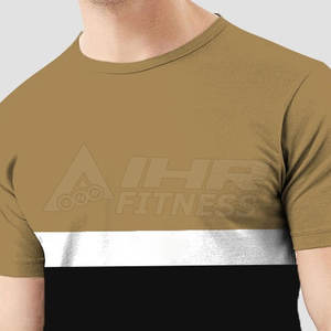 เสื้อยืดผ้าฝ้ายแผงวัสดุโพลีเอสเตอร์มาใหม่เสื้อยืดแผงสไตล์ที่เป็นเอกลักษณ์ - Product Image 4