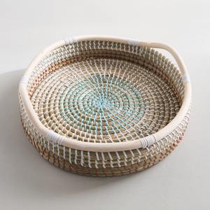 ถาดจัดระเบียบจากหญ้าทะเลสุดหรู ถาดเก็บของสานจากหญ้าทะเลขายดีที่สุด ภาชนะจากฟางธรรมชาติ - Product Image 6