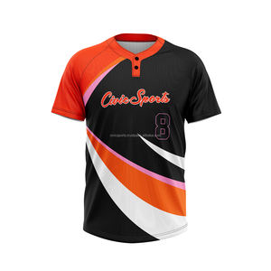 Camisetas de béisbol personalizadas directas de fábrica, conjuntos de uniformes lisos, personalizables, de alta calidad, duraderos, ropa de equipo - Product Image 4