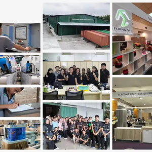 โต๊ะแบบบุฟเฟ่ต์3ชั้นทันสมัยแผงไม้อเนกประสงค์สำหรับห้องนั่งเล่นและห้องครัวผลิตจากประเทศมาเลเซีย - Product Image 6