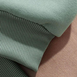 Sweat à capuche unisexe en molleton 100 % coton, coupe classique, couleur unie, respectueux de l'environnement, impression en relief personnalisée, patchwork - Product Image 4