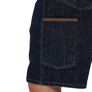 Pantalones cortos vaqueros personalizados OEM para hombre, ropa de calle transpirable de verano, logotipo bordado, lavado ligero, estilo informal, etiqueta privada personalizada - Product Image 6