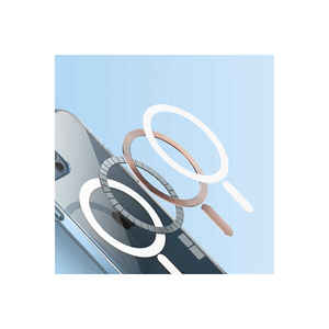 Étui de chargement sans fil transparent en silicone Netzy pour iPhone 13 Pro 14 Plus, coque antichoc magnétique en PC souple avec finition givrée - Product Image 4