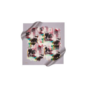 Pañuelo de sarga Pierre Cardin 90x90 - Pañuelo colorido para la cabeza y el cuello - Product Image 2