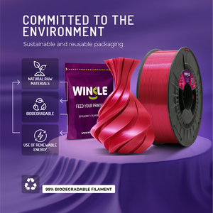 Filamento WINKLE Silk PLA 1.75mm 1kg per Stampante 3D, Alta Precisione, Liscio, Materiale Biodegradabile, Facile da Stampare, Vendita all'Ingrosso FDM - Product Image 5