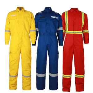Wholesale OEM Custom Hi Vis Road Way Safety Reflective Coverall Construction Workwear <b>Fire</b> Retardant Coverall - Product Image 2