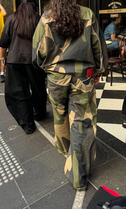 Veste coupe-vent unisexe en nylon Cameo, coupe régulière, coupe ajustée, pantalon en nylon, séchage rapide, bas ample - Product Image 3