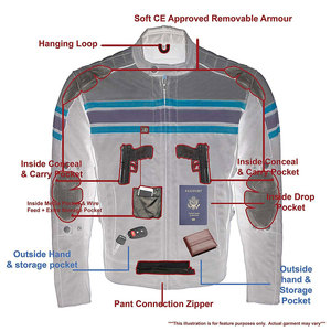 Chaqueta de Cuero de Alta Calidad para Hombre, Diseño de Moda, Manga Larga, Personalizable, la Mejor Oferta de Invierno, Chaqueta de Cuero - Product Image 4