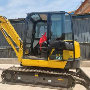 Mini-excavatrice sur chenilles Komatsu Pc56 d'occasion, 3 tonnes, chenilles en caoutchouc, moteur, engrenage, roulement, modèle 2023, haute efficacité, testée et inspectée - Product Image 5