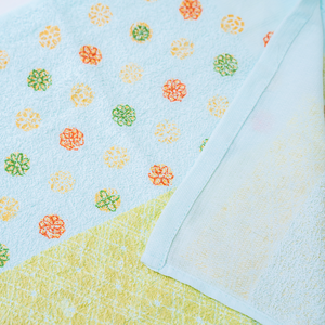 OEM 60 gramos 100% paños de limpieza de algodón de secado rápido suave Terry tela Floral impreso diseño de cocina en estilo liso bucle colgante - Product Image 2