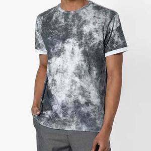 Camisetas extragrandes personalizadas para hombre 250gsm Drop Shoulder Heavyweight Graphic 100% Cotton WORSTED Streetwear - Product Image 3