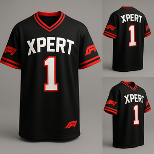 Maillots de football américain universitaire en polyester à séchage rapide du fabricant personnalisés style d'ensemble d'été à manches courtes - Product Image 3