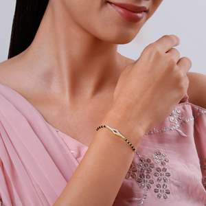 Gold Ruchira Mangalsutra Diamond <b>Bracelet</b> Elegant Category for Diamond <b>Bangles</b> - Product Image 4
