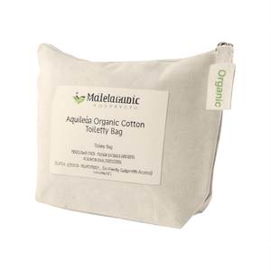 Borsa da Toilette in Cotone Biologico Aquilegia, Pochette Ecologica per Accessori e Gadget - Product Image 2