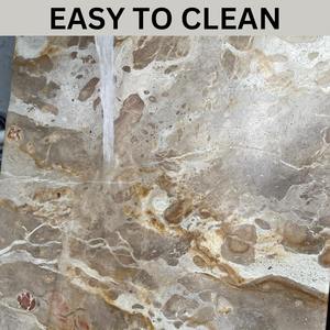 Planche à découper de luxe en marbre brun Plateau de cuisine élégant et durable idéal pour couper l'affichage du fromage de service et l'utilisation de cadeaux - Product Image 4