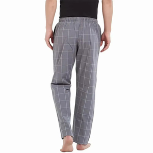 Pantalon de pyjama en flanelle 100 % coton, taille élastique avec cordon de serrage, coupe confortable, idéal pour la vente en ligne - Product Image 4