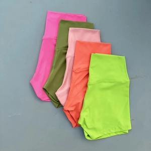 Sexy Solid Color <b>Women</b> Fitness Sport <b>Short</b> High Waist Athletic Yoga <b>Short</b> Leg <b>Cycling</b> Comprehensive Training Jogging Squat Proof - Product Image 5