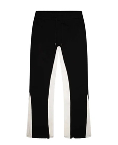 Vêtements pour hommes Pantalon évasé personnalisé Survêtement vintage délavé à l'acide pour hommes Survêtement de jogging en polaire imprimé bouffant - Product Image 2