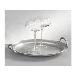 Decorative Serving Metal <b>Tray</b> Decor Round <b>Tray</b> Trinket Dish Serving <b>Tray</b> Decorative Home Coffee <b>Table</b> - Product Image 1