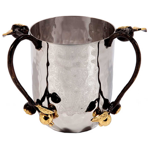 Stainless Steel <b>Hand</b> <b>Washing</b> Mug Double Handle <b>Hand</b> <b>Washing</b> Mug Manufacturer for Handmade Polished - Product Image 4