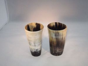 แก้วมักทรงกรวยสำหรับดื่มไวน์และเบียร์ทำมือทำจากไวกิ้งสำหรับเทศกาลคริสต์มาส - Product Image 6