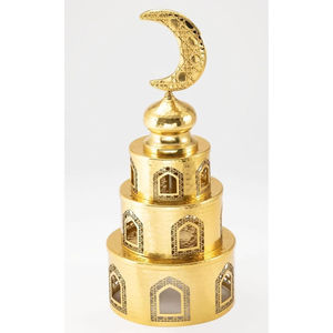 Accessoires de qualité de luxe pour le Ramadan Parure de minaret Décorations sur le thème du Ramadan Embellissement de minaret en or - Product Image 1