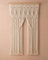 Rideau en macramé de style moderne à vendre